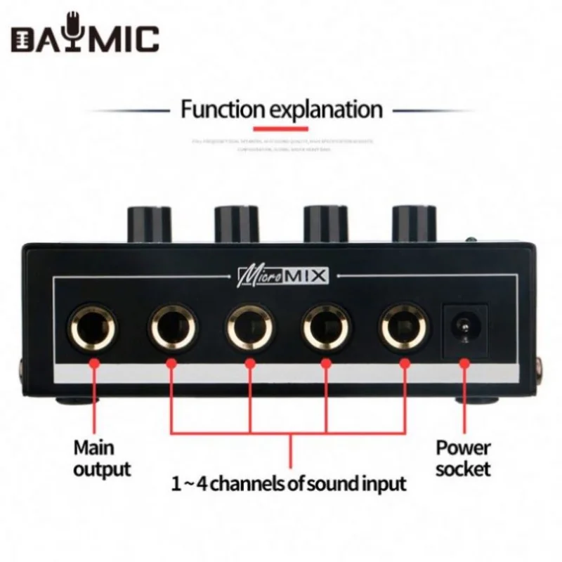 Draagbare Draaitafel Mini 12V Hifi Oortelefoon Versterker Mh400 Voor Studio 'S Muzikant Broadcasting Professional