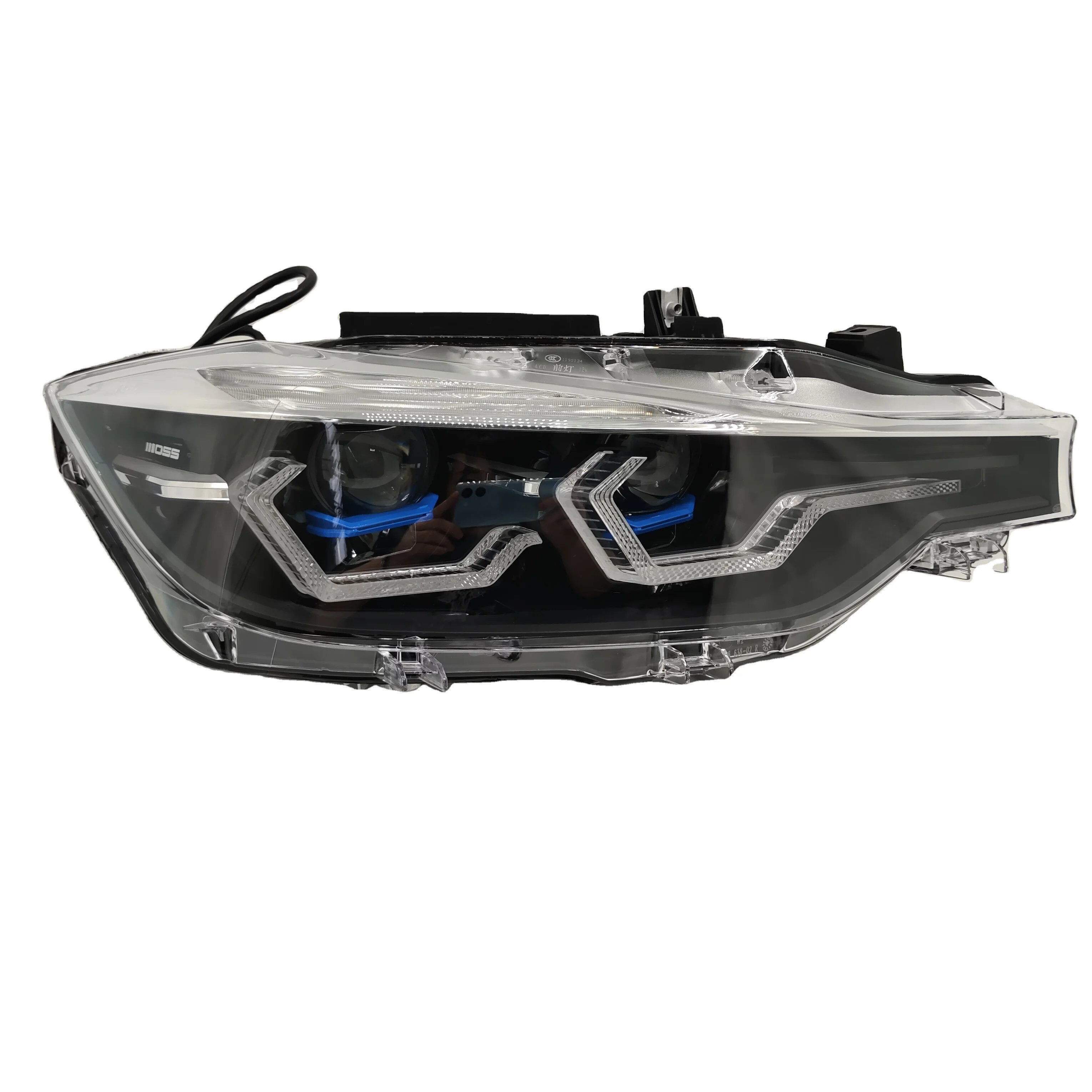 OEM Style Full Car Headlamp Years For 2013-2019 B-MW 3 Series F30 LCI Halogen Xenon Headlight LED Upgrade Model Plug And Play