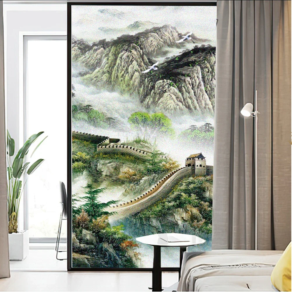 Static Cling Window Film Privacy Great Wallglass Sticker Sun Protection Heat Co…