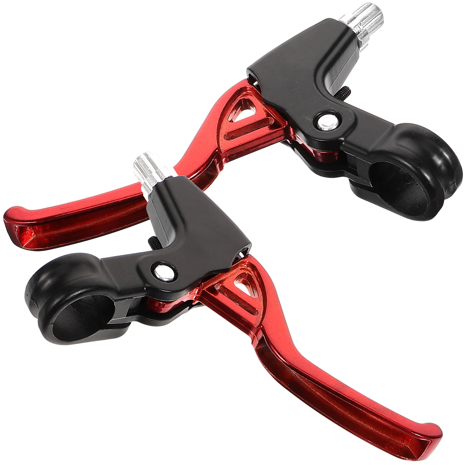

2pcs Red Bike Brakes Brake Levers Durable Compact Essential Part Mountain Bike Cycling Brake Handle Brakes Cycling Handle
