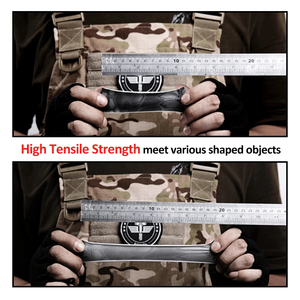 Tactical Gunskin Gear Skin Waterproof Super Elastic Self Adhesive Tape Vinyl Wrap Multifunctional Sniper Camouflage Hunting Belt