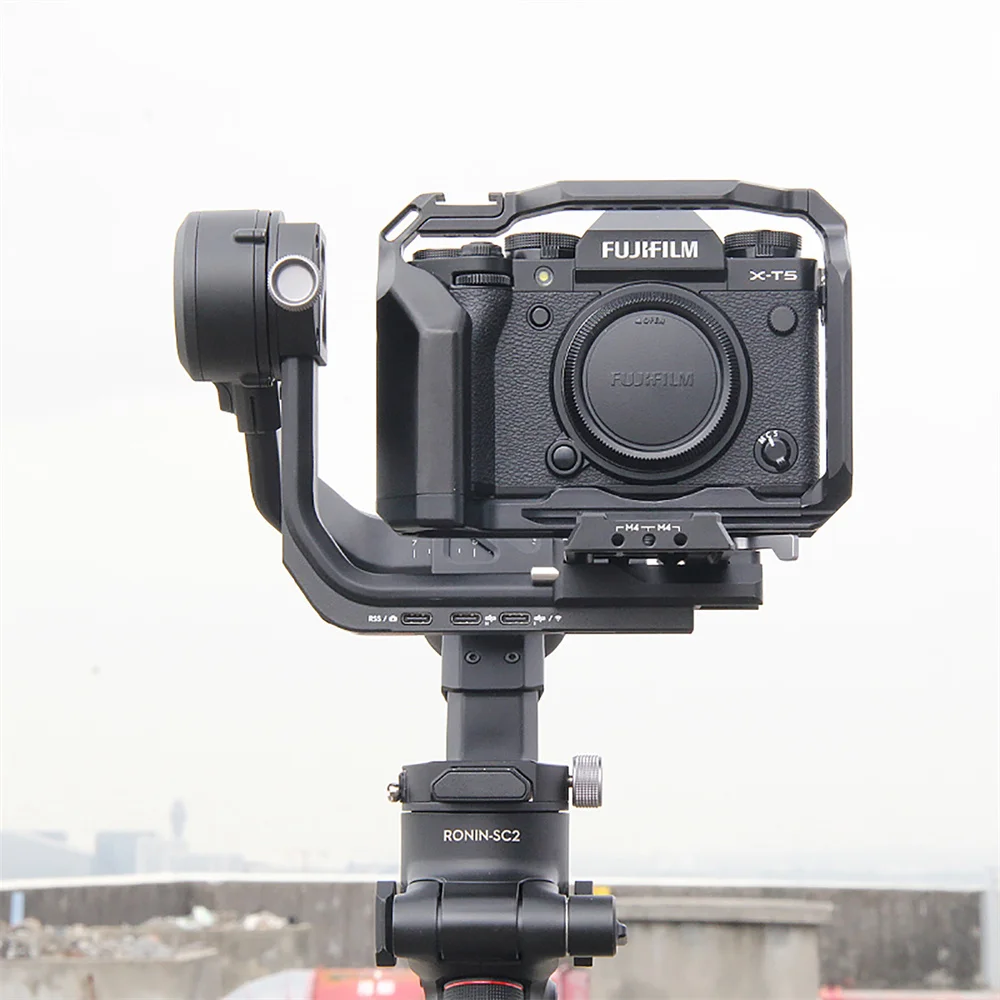 كاميرا قفص ل Fujifilm Xt5 الإفراج السريع L لوحة قوس حامل قبضة اليد ل فوجي Xt5 قبضة كاميرا ل Arca السويسري ترايبود رئيس