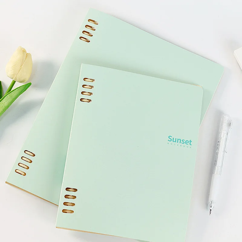 A5 B5 Loose Leaf Booklet with Inner Page Replacement Horizontal line Detachable Inner Page Diary Office Supplies