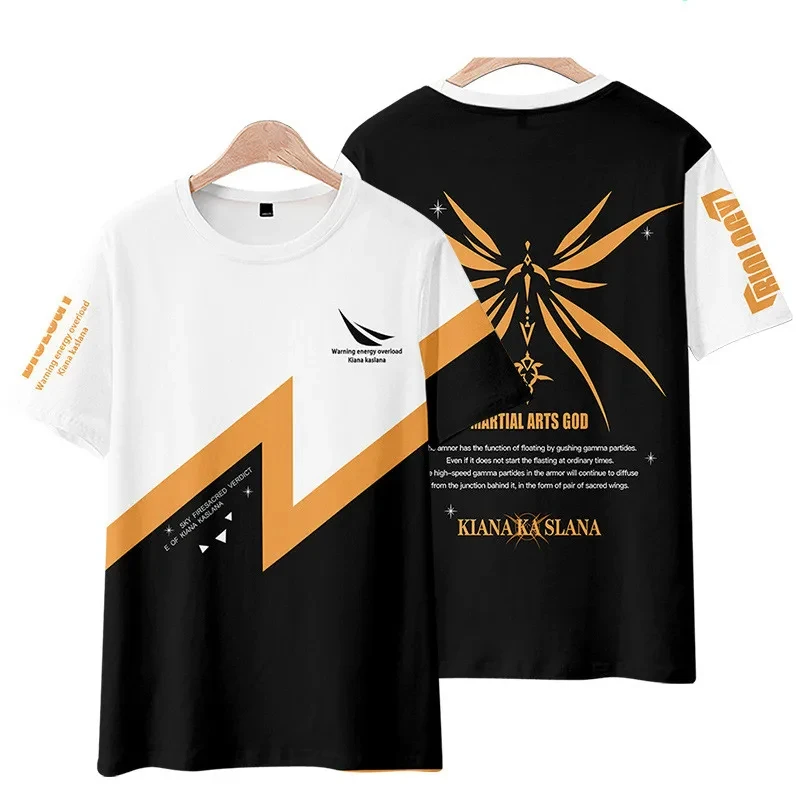 Honkai Impact 3 Seele Vollerei 3D Print T-shirt Summer Fashion O-Neck Short Sleeve Anime Streetwear Unisex Clothing