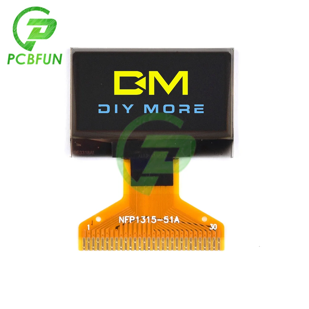 0.96 Inch OLED Display Blue/White/ Double Color LCD Screen Display Module 128x64 30pin Driver SPI/IIC for DIY KIT