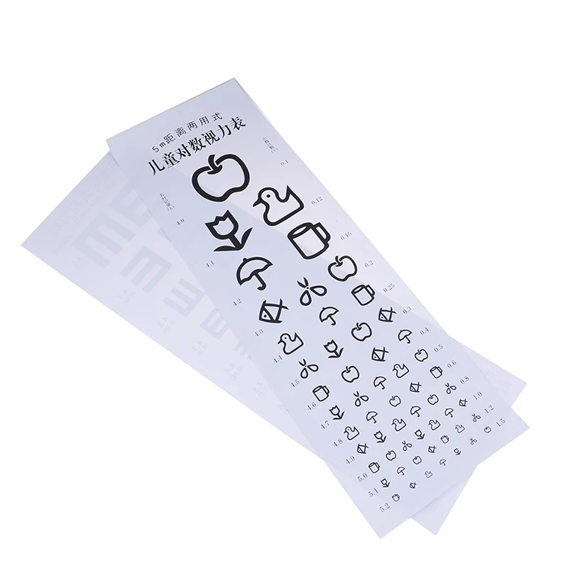 Wallmounted Waterproof Eye Chart Testing Cahrt Visual Testing Chart for Hospital