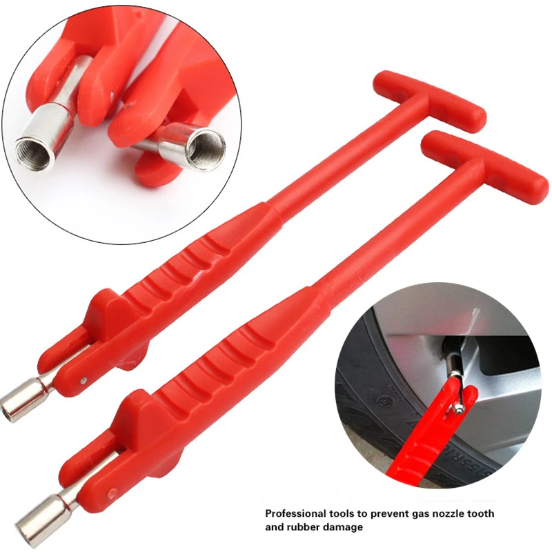 Extracteur de valve de pneu en métal, outils de réparation de pneus, extracteur de roue de voiture, démonteur et installateur de pneus, accessoire de réparation automobile