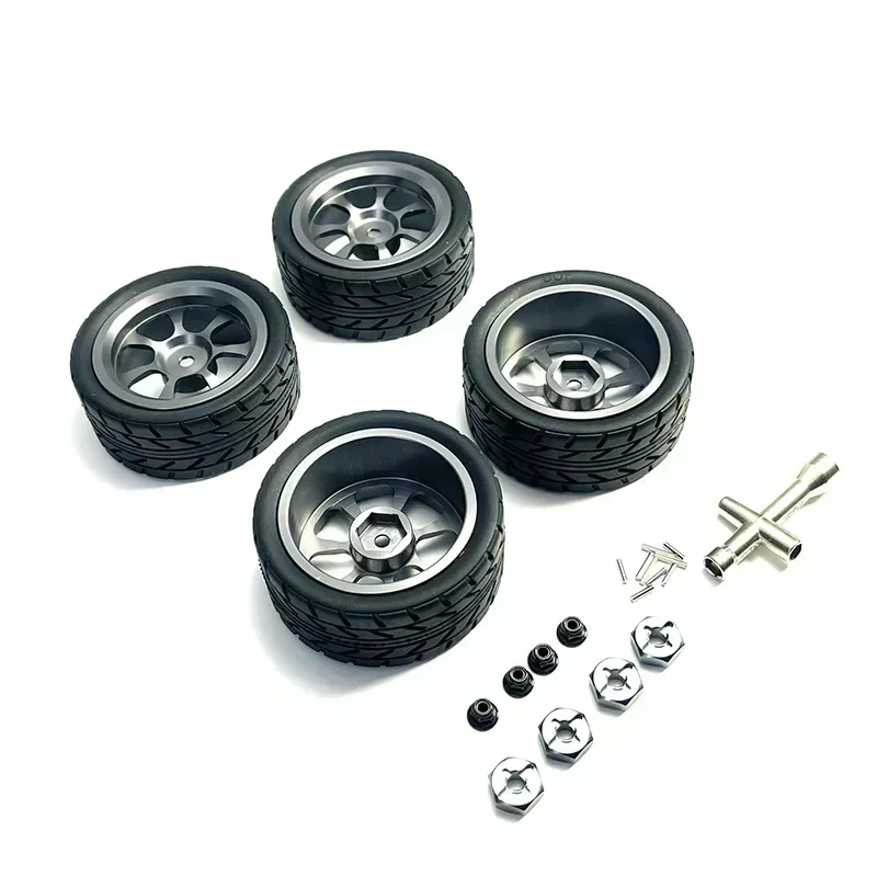 Suitable for WLToys 1:12 1:14 1:18 RC car accessories 124016 124017 124018 124019 144001 A959 and other metal upgrade wheels view 3