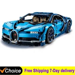 3599Pcs Bugattied Chirons Compatible 42083 Super Sports Racing Car Building Blocks Set Toys For Children Gift Bricks