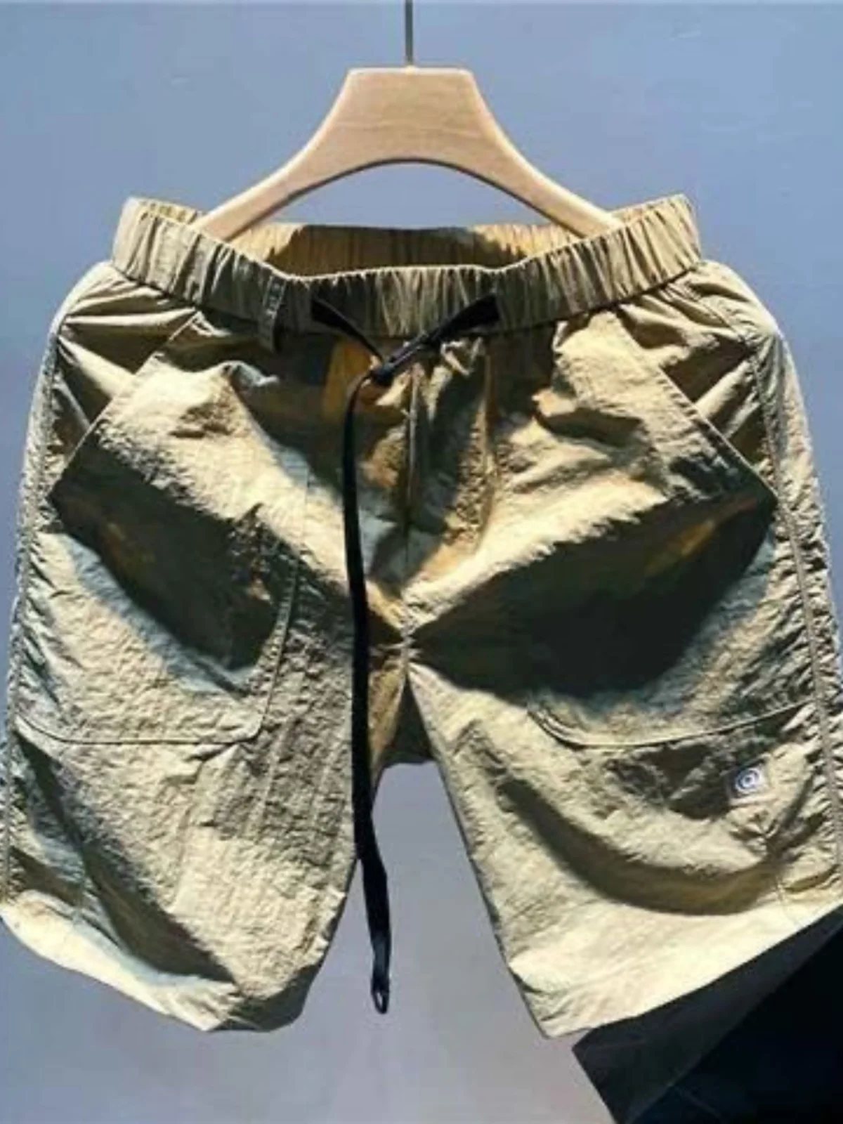 

Летние тонкие спортивные повседневные свободные большие размеры прямые ноги Qui Dry Beach длиной пять четвертей мужские orts дышащая смесь хлопка