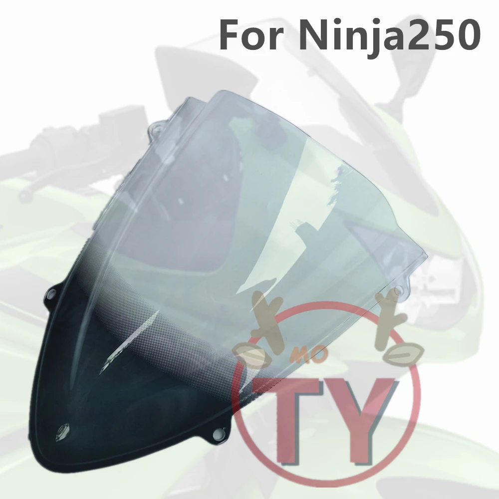 Motorcycle For Ninja250 Ninja 250 2008-2009-2010-2011-2012 Bubble Windshield Windscreens Wind Deflectors Accessories