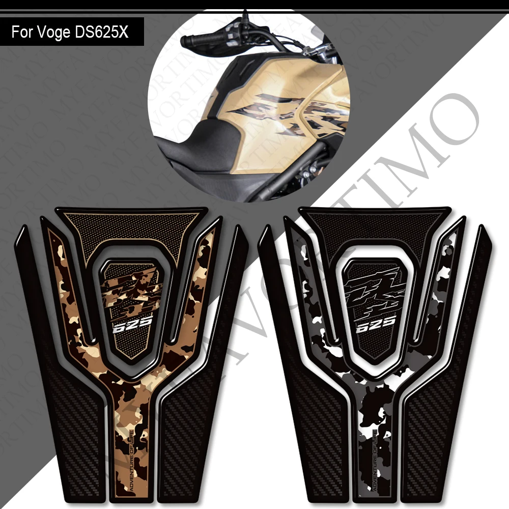 دراجة نارية ثلاثية الأبعاد ملصقات خزان وسادة واقية الشارات هدية الحاجز Handguard ل VOGE 625 DSX DS625 X DS 625X DS625X Adventure 2025