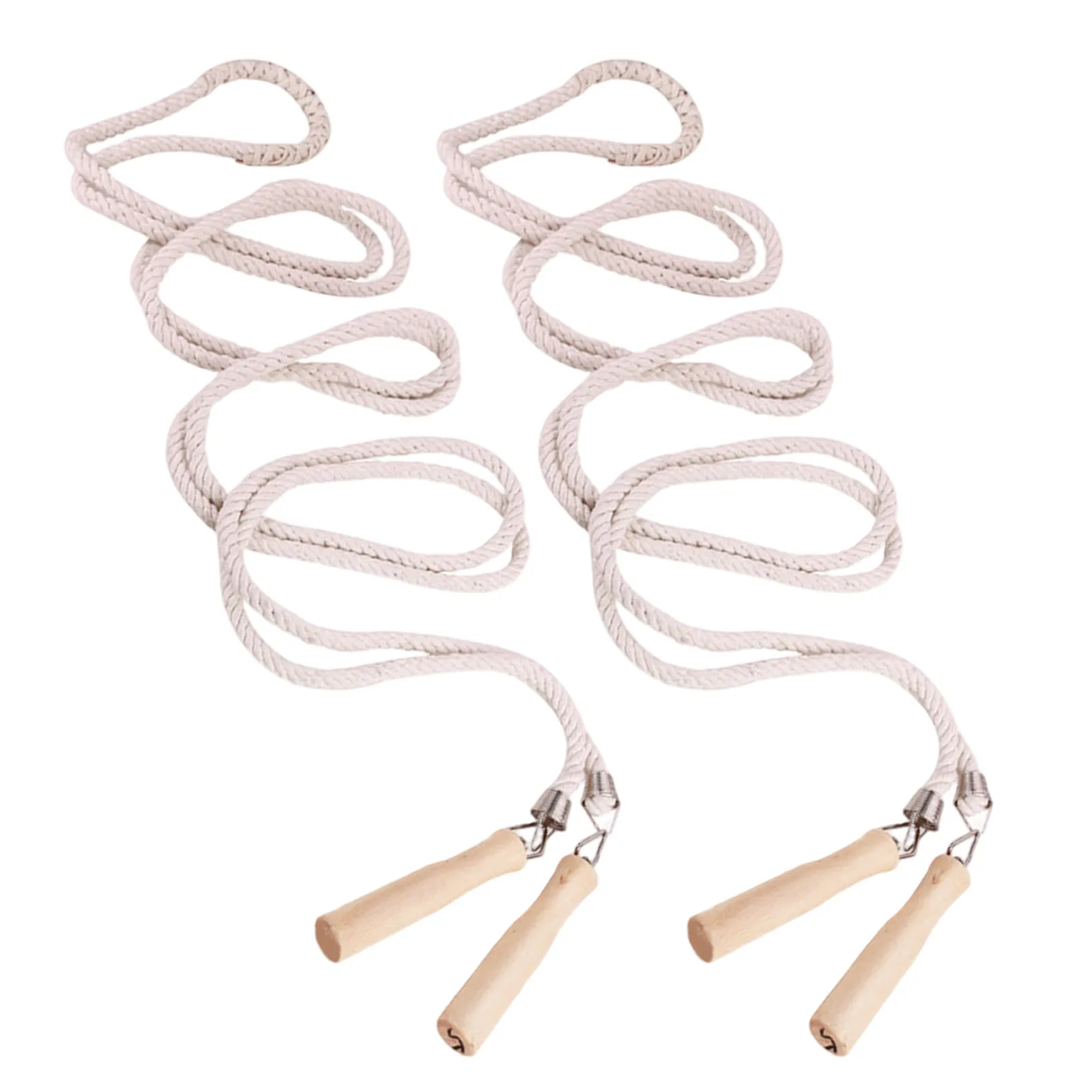 2Pcs Multiplayer Jump Rope Long Cotton Braided Team Skipping Rope for Group Playground Fitness Training