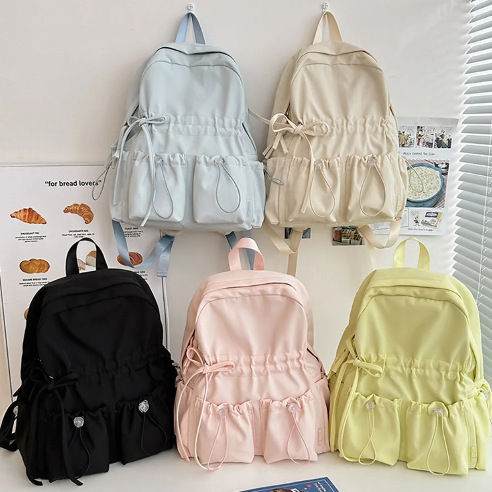 New Waterproof Children's School Backpack Large Capacity Lightweight Students Schoolbag Nylon School Bags Students