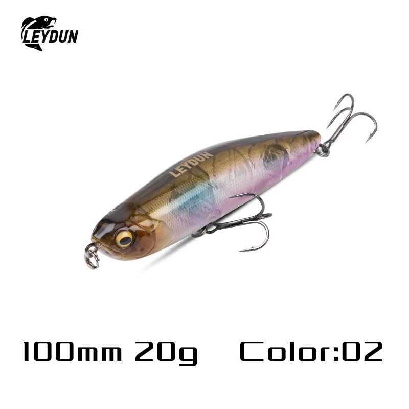 LEYDUN Z-Claw Vissen Lokt Drijvend Potlood 86mm 100mm 120mm Topwater Hard Baits Oppervlak Stickbait Goede actie Bass Wobblers