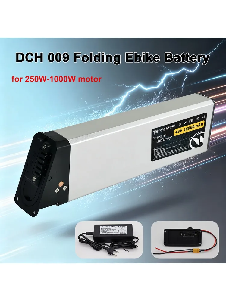 AliExpress Reoaoone 48V 16Ah Replacement Batteries for DCH-009 New Engwe EP-2 Pro Engine Pro Upgraded Version for MATE X Bike Battery with Charger
