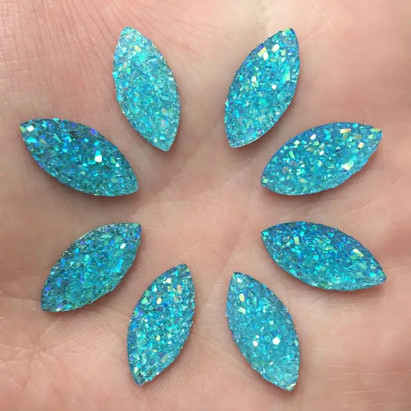 DIY 80PCS AB resin, shiny horseeye flat back scrapbook diy decorating party resin strass drill buttons No hole, no sewing-E80