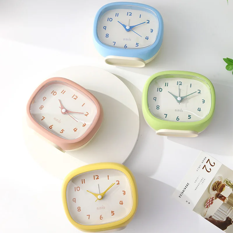 

Stylish High-Value Desktop Clock for Time Management - Small Alarm Clock for Kids to Wake Up for Home Use