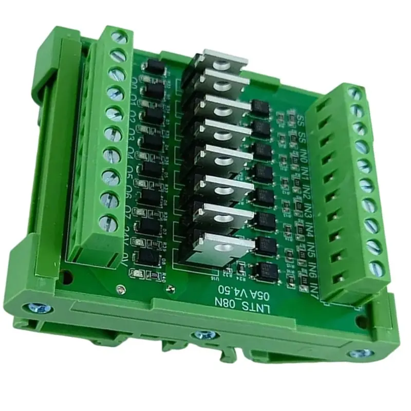 SOFT-8-Channel Relay Module PLC Signal Drive Output Amplifier Board Industrial Control Board Industrial PLC Controller