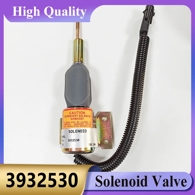 

Shutoff Solenoid Solenoid Valve 3932530 24V for Engine CUMMINS 4BT/6BT5.9 for Excavator Parts