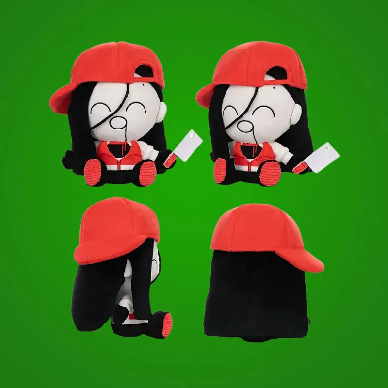 肉屋キャラクターぬいぐるみ、ゲームにインスパイアされたエプロン付きぬいぐるみ、キュートでホラーなスタイルのコレクタブルフィギュア
