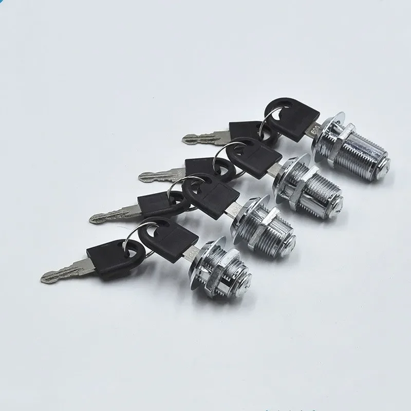 Drawer Locks with same 2 Keys Lock Furniture Hardware Door Cabinet Lock for Office Desk Letter Box Cam Locks 16mm 20mm 25mm 30mm