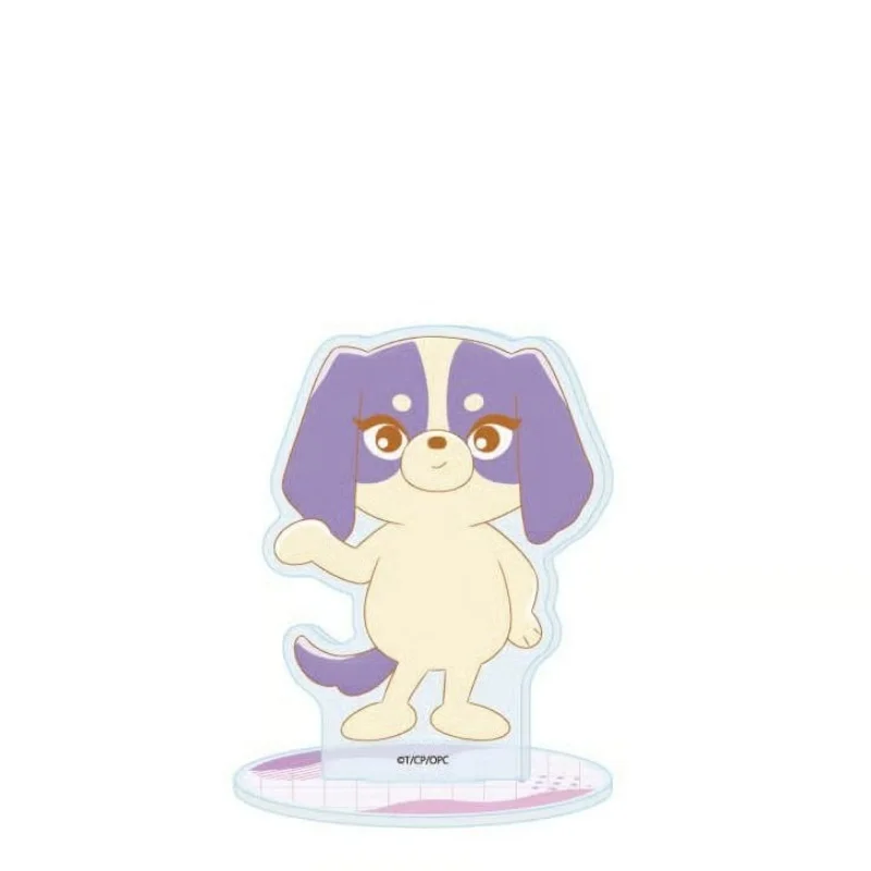 Desktop Ornament Anime Ojisan wa Kawaii Mono ga Osuki 10CM Acrylic Stand Figure Keychain Cartoon Character Q Version Gift Option