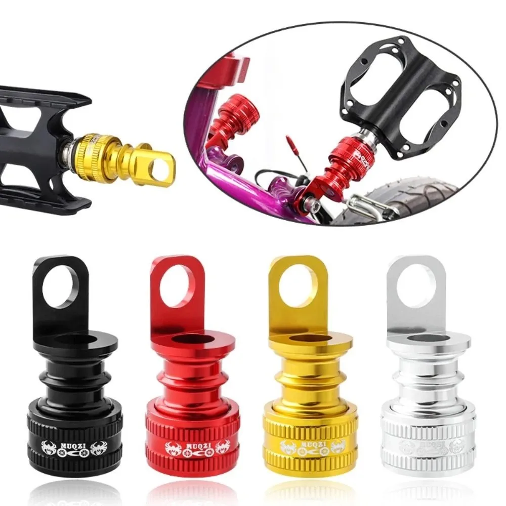 

Aluminum Alloy Quick Release Pedal Adapter Anti-corrosion Anti-rust Bicycle Frame Mounting Base Ultra-light QR Buckle