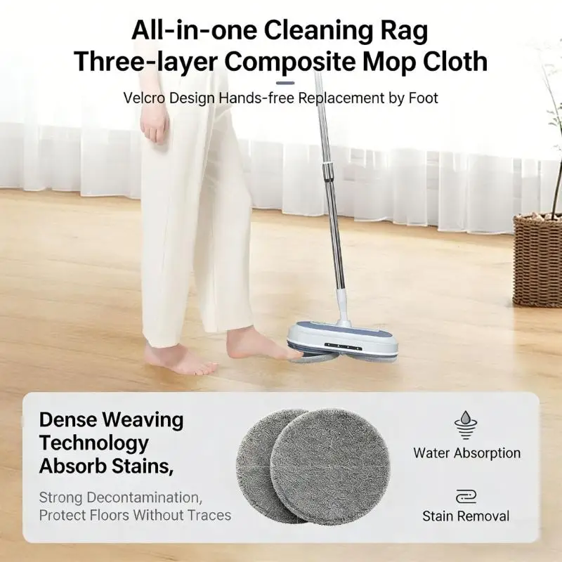 D0AB Automatic Floor Care Unit 180 Degree Turnable Base 90 Degree For Furniture Corners