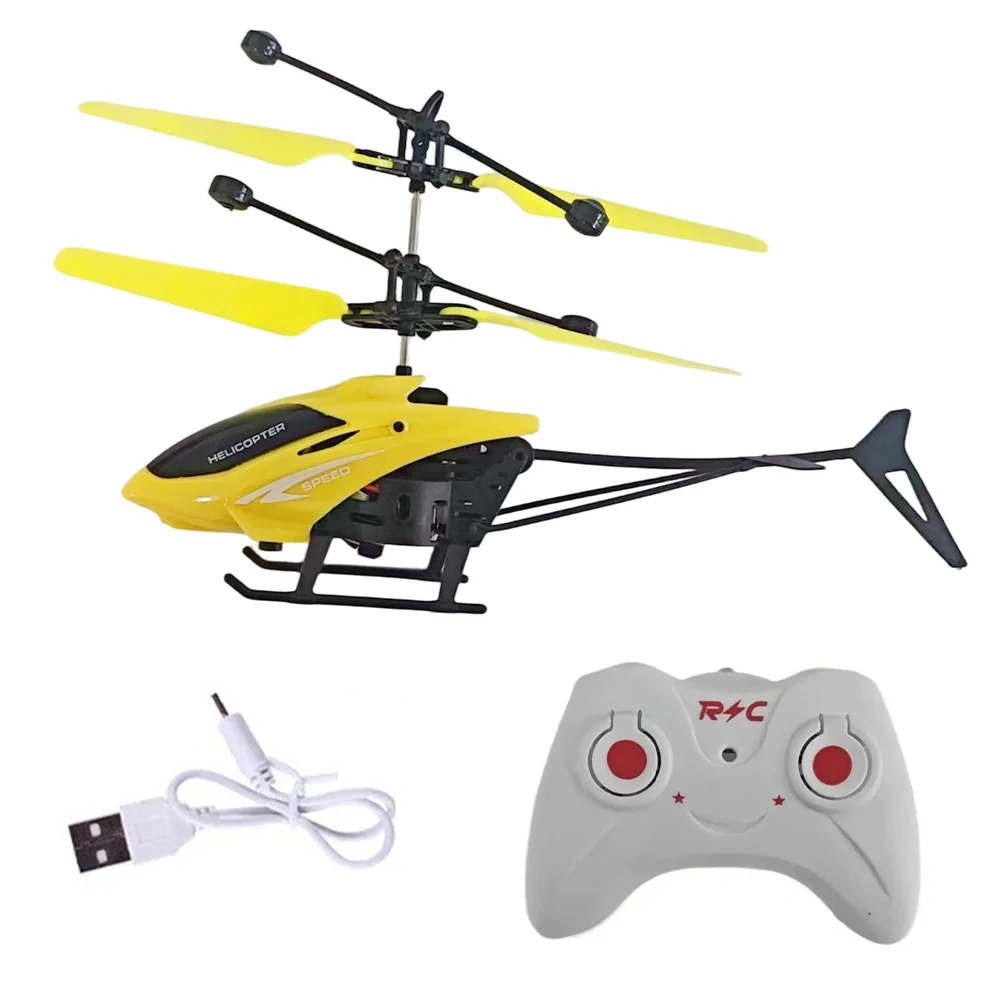 Mini RC Drone Rechargeable No Remote Control RC Helicopters Drone Toys Induction Hovering Safe Fall-resistant Rc Airplane
