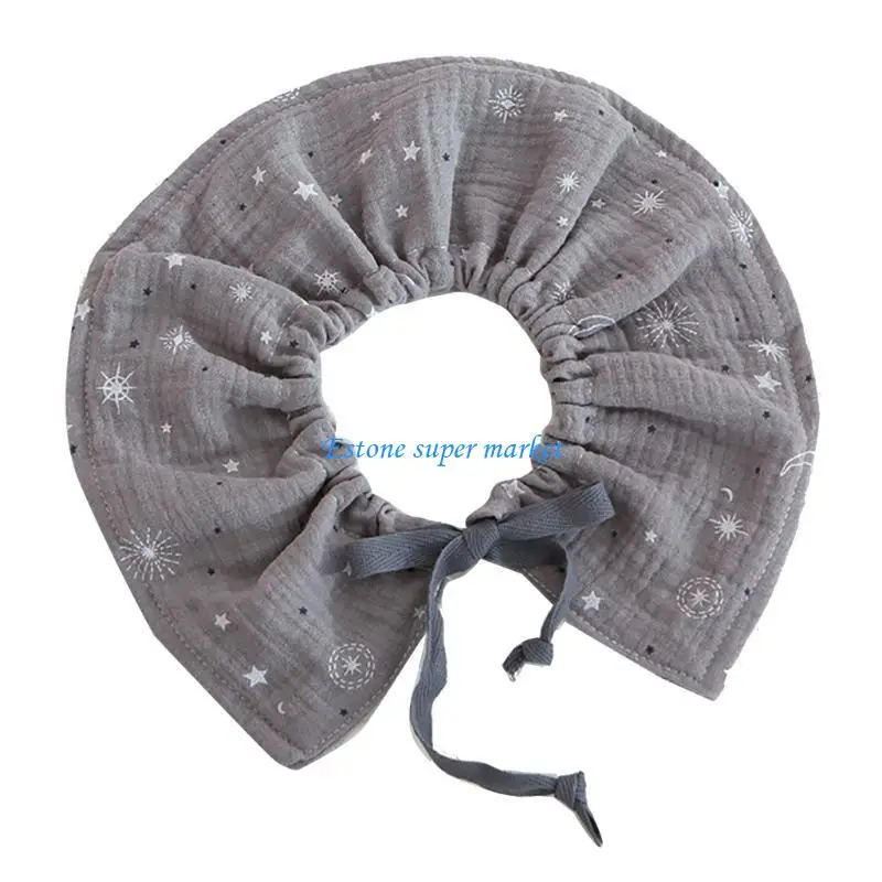 مرايل أطفال على الطراز الكوري 090B مرايل أطفال ناعمة وماصة متعددة الطبقات لسيلان اللعاب والتسنين هدية للأولاد والبنات