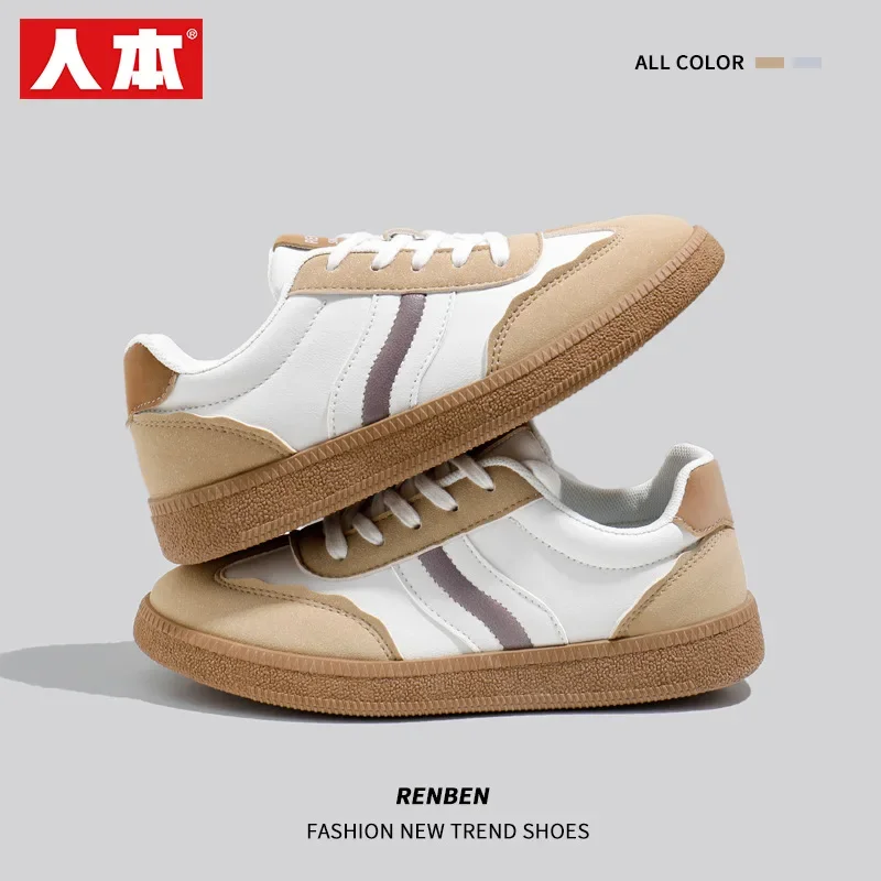 Scarpe bianche primaverili Nuova versione coreana Studentessa con suola spessa Scarpe da tavolo sportive con altezza crescente Casual