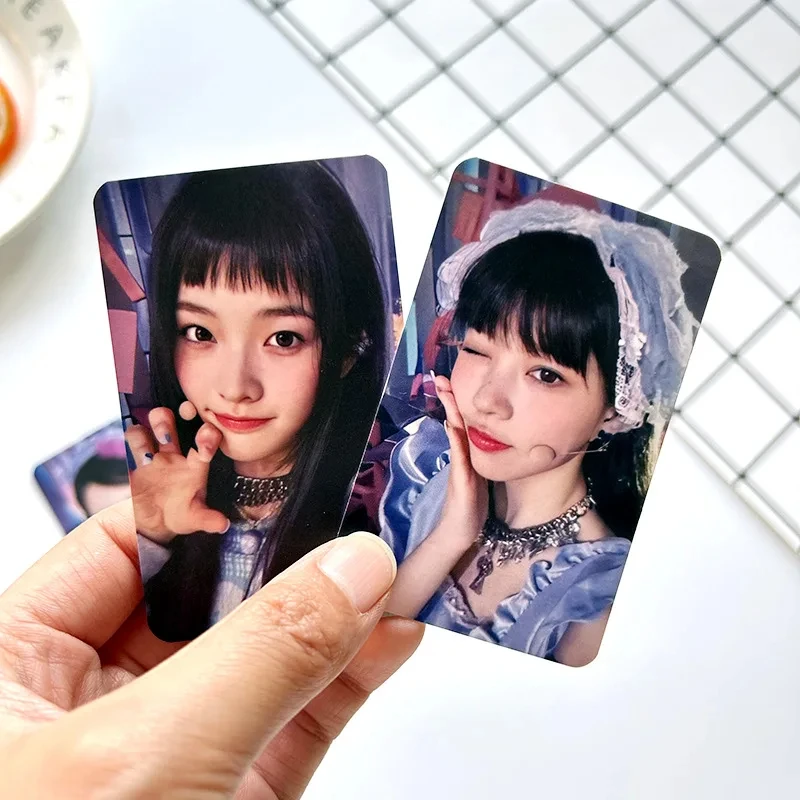 5Pcs/Set Kpop Idol Girl Group ILLIT New Album HD Printd Photocards YUNAH MINJU MOKA WONHEE IROHA Lomo Cards Series Fans Gifts