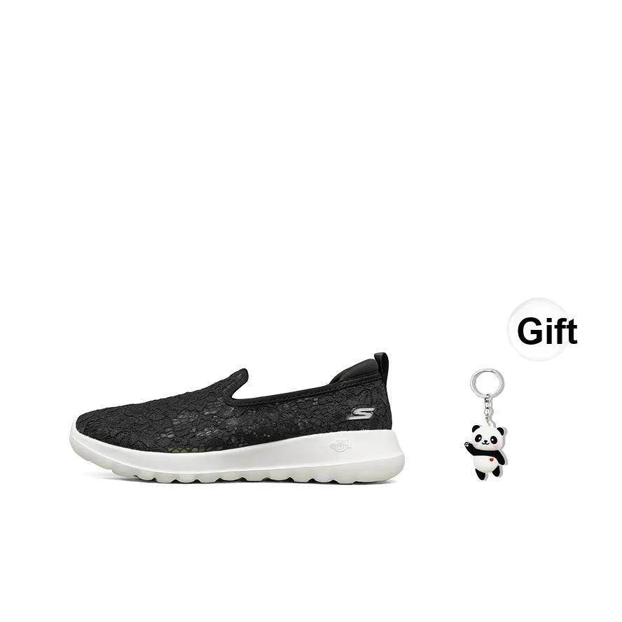 Skechers GO WALK Joy Breathable Casual Shoes Women's Black White 896020-BKW view 5