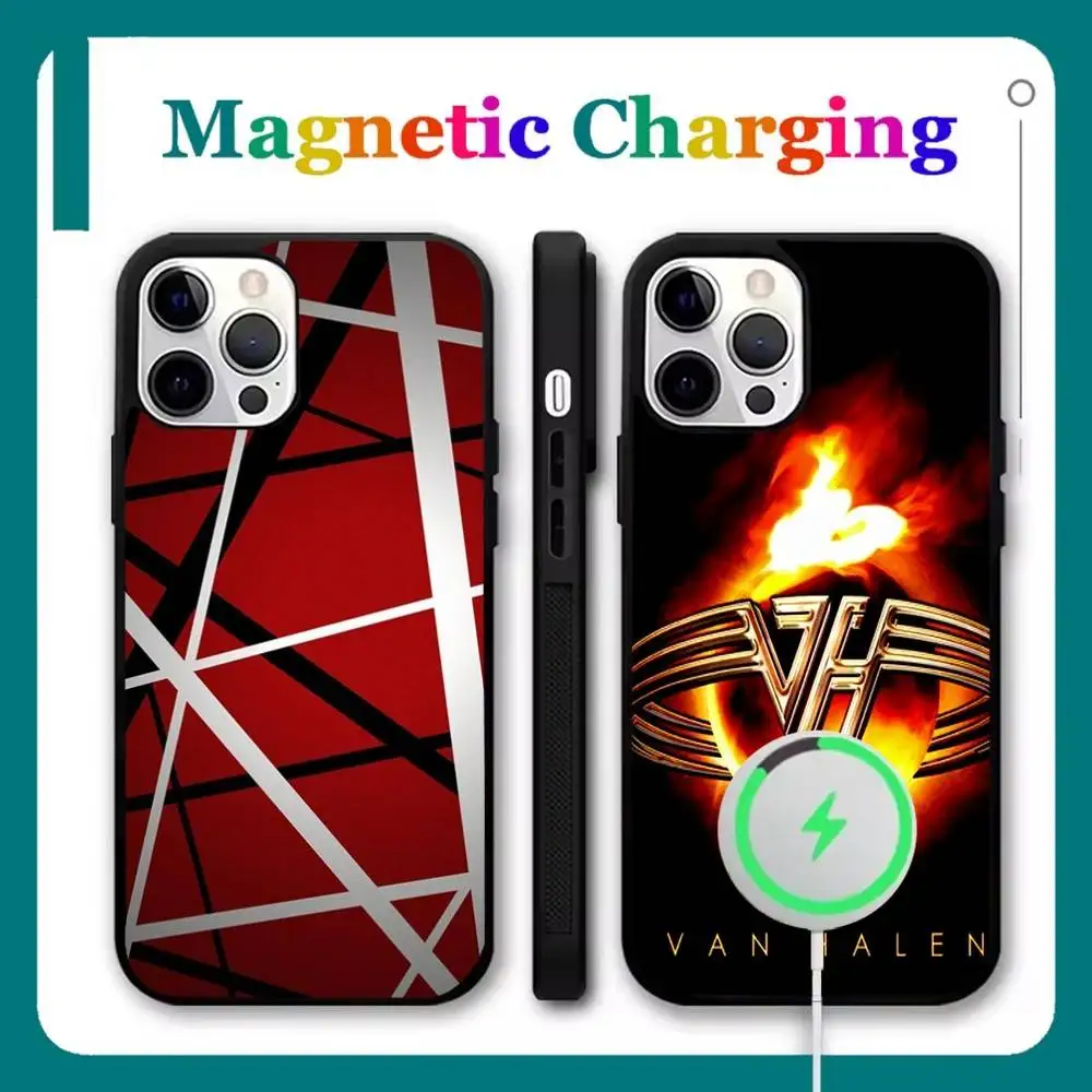 

V-Van Halen 5150 Phone Case For iPhone 17,16,15,14,13,12,11,Pro,Max,Plus,Mini,Air,SE Magsafe Magnetic Wireless Charging