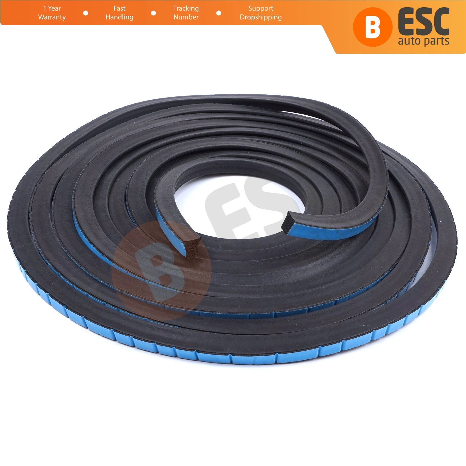 ESR658 Lamella Skyview Sliding Roof Panel Opening Sunroof Frame Rubber Seal Strip 490 cm For Mercedes W168 W169 W245 A1687800198