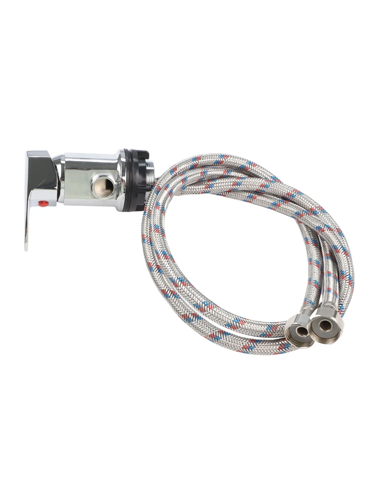 Camping Showers Outdoor Showers Mixing Valve Camper Water Control Valve Pipe Length 800mm Zinc Alloy Construction