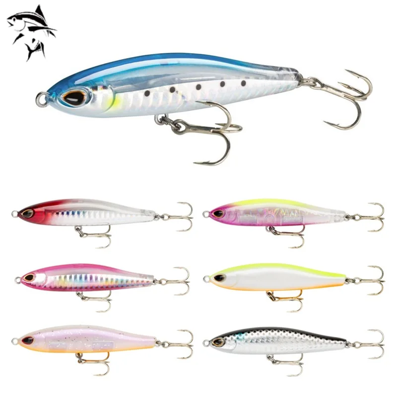 2021 New Minnow Lure 18G 80MM 10 Various Colors Hard Bait for All Depth Dive Pencil Fishing Tackles