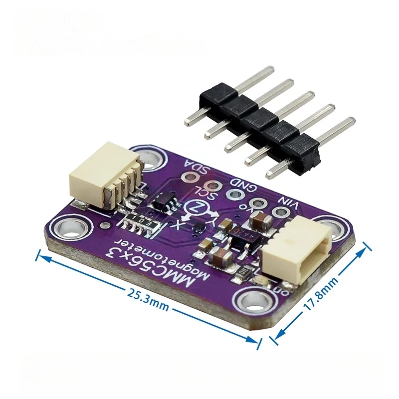 Three-axis magnetometer - MMC5603 for STEMMAQT/Qwiic interface