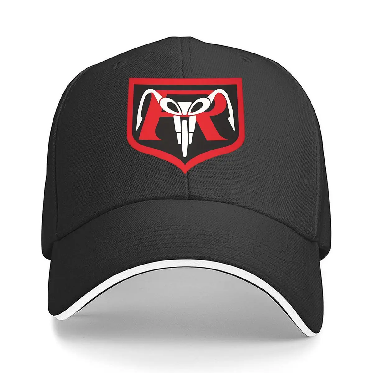 Red Black Shield Insect Emblem Sandwich Baseball Cap Outdoor