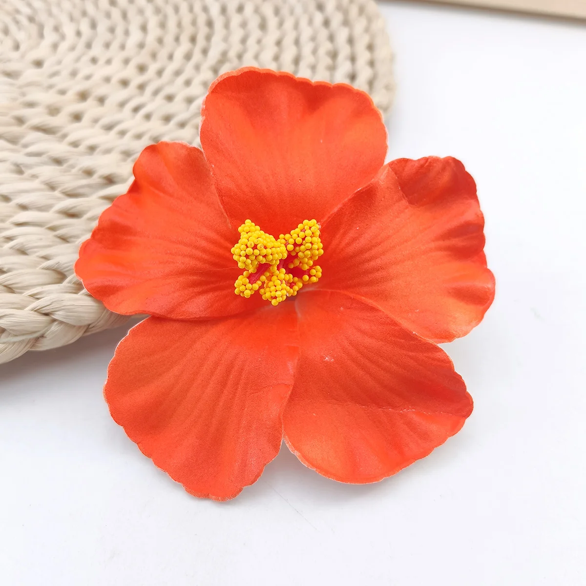 1/2/4/9 Stück Hawaiianische Blumen-Haarspangen für Frauen und Mädchen, romantische Bohemian-Blumen-Seitenpony-Clips, BB-Haarspangen, Haar-Accessoires – Detail 7