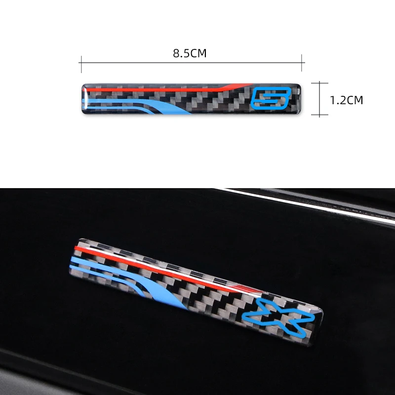 For BMW 3 Series E90 E92 E93 F30 F32 F34 G20 Carbon Fiber Dashboard Panel Sticker Car Interior Trims Body Decoration Accessories