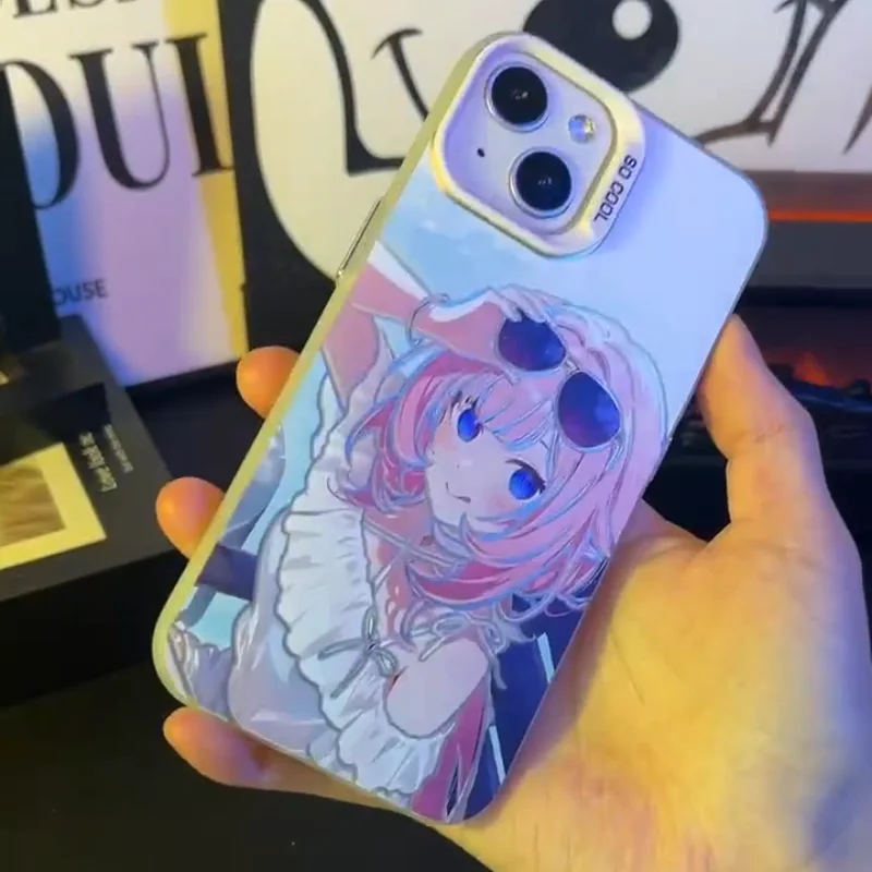 Süße Mädchen Elysia Honkai Impact ‌ ‌   Handyhülle für iPhone 16 15 14 13 12 11 Pro Max Plus XR Mini 12 Mini Badeanzug Hübsches Mädchen Cover