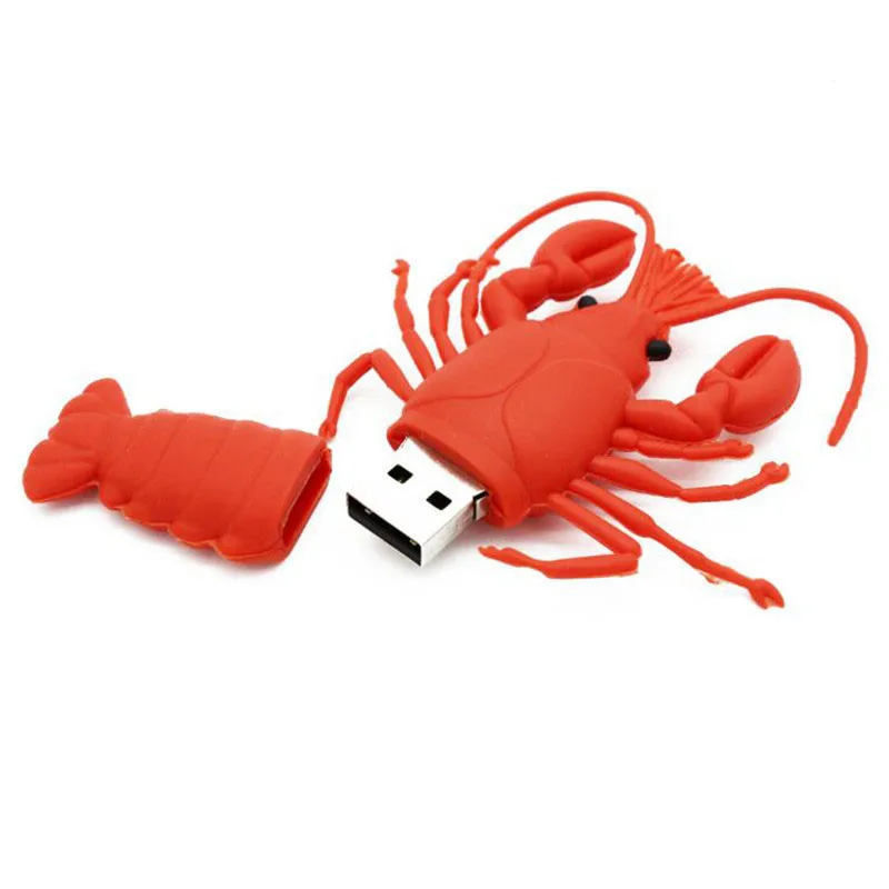 

JASTER USB 2.0 64GB pendrive 32GB Cartoon dolphin U Disk 16G Flash Drive 8GB lobster Pen Drives 4G Children's gifts Memory Stick