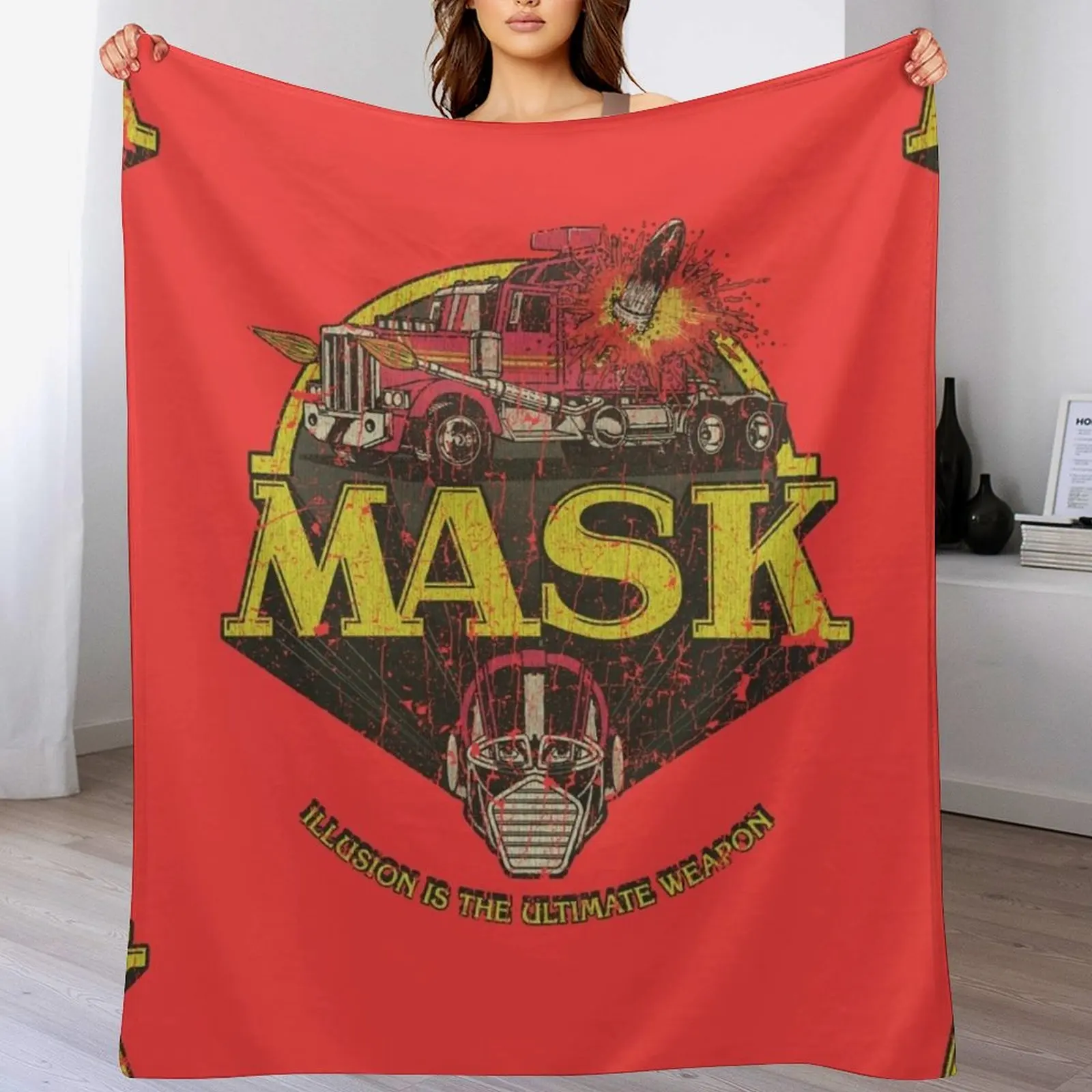 M.A.S.K. - Mobile Armored Strike Kommand 1985 Throw Blanket Soft Furry Baby Blankets