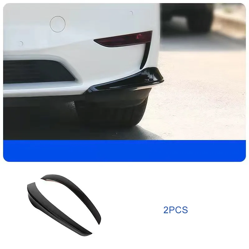 For Tesla Model 3/y Car Bumper Corner Anti-Collision Front Strip Front Bar Protective Cover Accessories Refit Trim Decoration