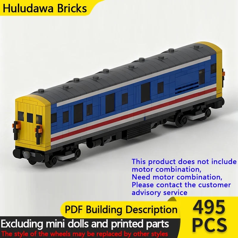 

Модель городского автомобиля MOC, строительные кирпичи, класс 419, моторный багаж, фургон, модульная технология, детские праздничные подарки, сборка игрушек, костюм