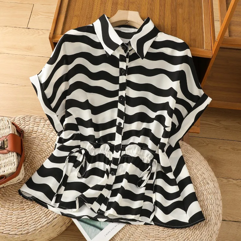 

Женские блузки в китайском стиле, винтажные рубашки в полоску, модная свободная летняя одежда, хлопковые льняные женские топы с короткими рукавами