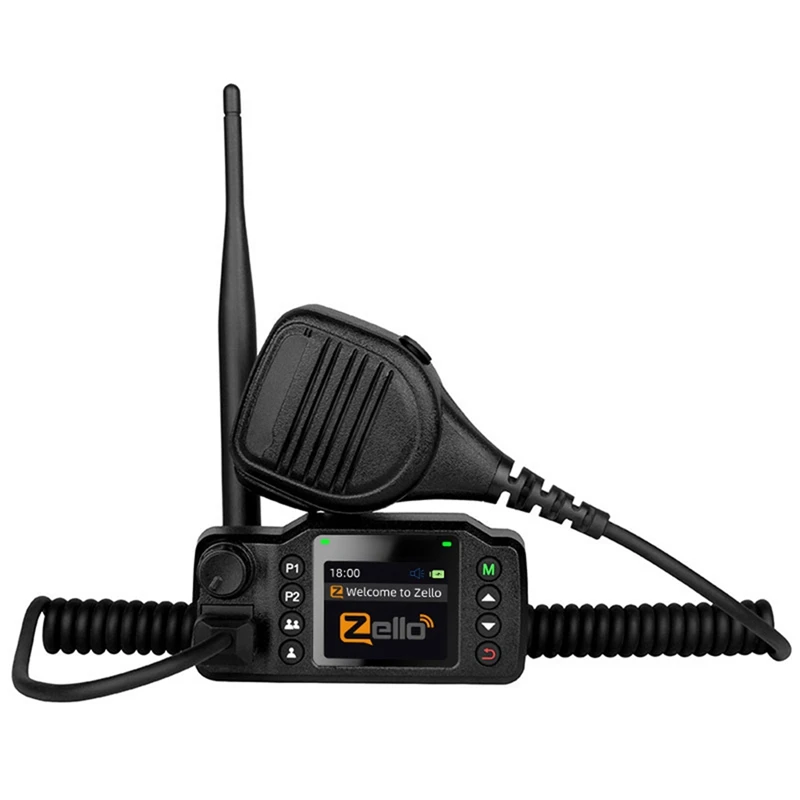 AB34-Zello 4G Radio de banda completa intercomunicador de coche conjunto comunicador Radio 5000KM Walkie-Talkie nacional Radio de coche impermeable