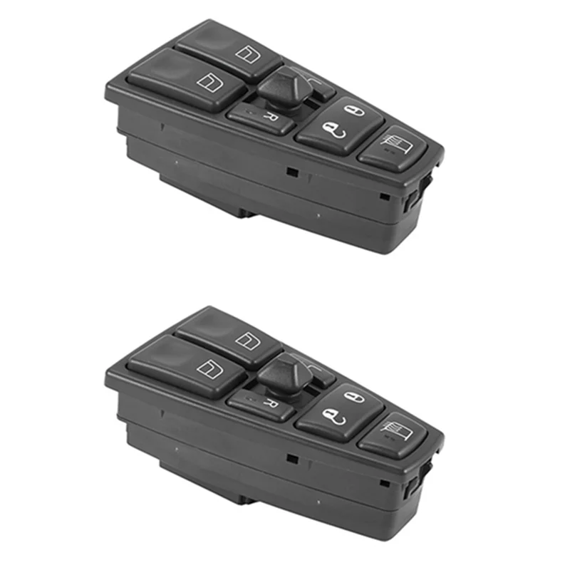 

NEW-Car Power Window Master Control Switch For Volvo Truck FH12 FH13 FM VNL Spare Parts Accessories 20752918 21543897(2PCS)